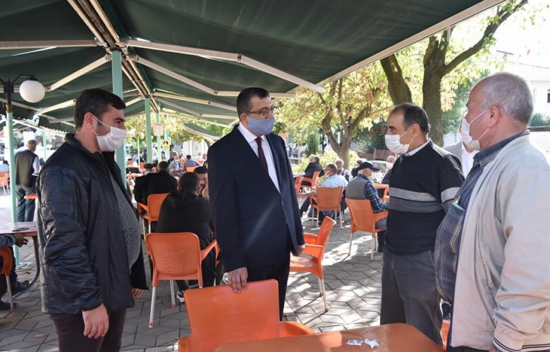ÇAN’DA GÜZEL HAVAYI FIRSAT BİLEN BAŞKAN BÜLENT ÖZ HEMŞEHRİLERİYLE BİR ARAYA GELDİ