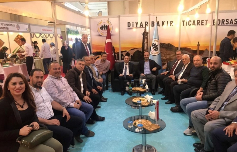ÇANAKKALE HEYETİ DİYARBAKIR GURME 2019 GIDA VE YÖRESEL LEZZETLER FUARI AÇILIŞINA KATILDI