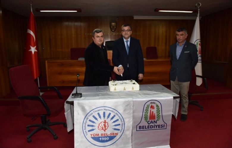 ÇAN BELEDİYESİ TÜM-BEL-SEN İLE MEMUR ÇALIŞANLARI MUTLU EDEN SOSYAL DENGE SÖZLEŞMESİNİ İMZALADI