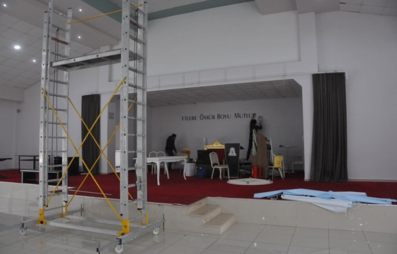 ÇAN BELEDİYESİ DÜĞÜN SALONLARI YENİ SEZONA HAZIRLANIYOR