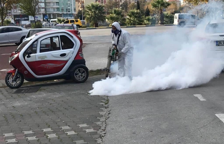 KENT GENELİNDE SICAK SİSLEME ÇALIŞMASI