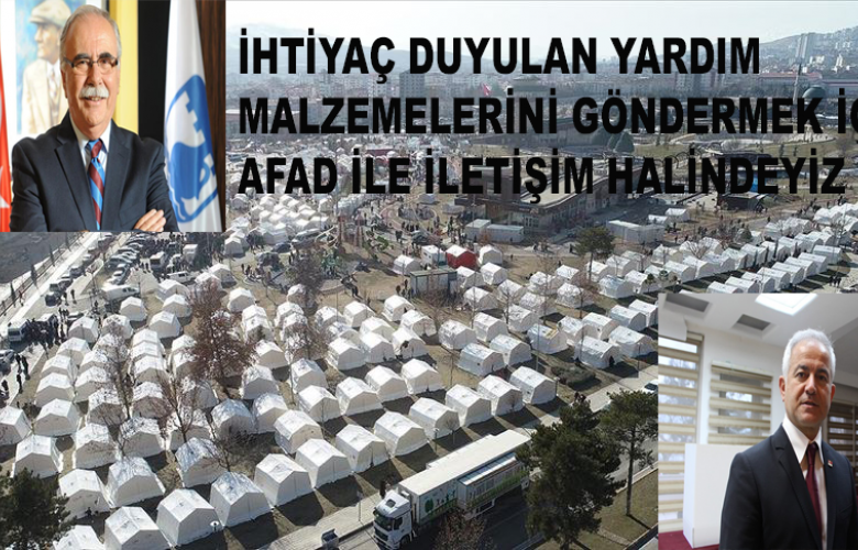 GÜNEŞHAN “DEPREM BÖLGESİNDE HAYVAN YEMİ İHTİYACI OLDUĞU BİLGİSİ GELDİ”