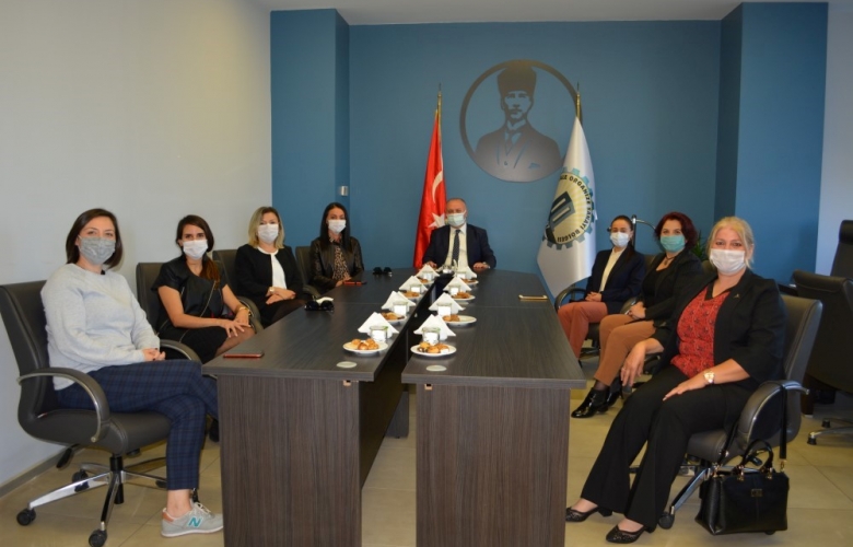 ÇANAKKALE İL KADIN GİRİŞİMCİLER İCRA KURULUNDAN OSB YENİ YÖNETİMİNE ZİYARET