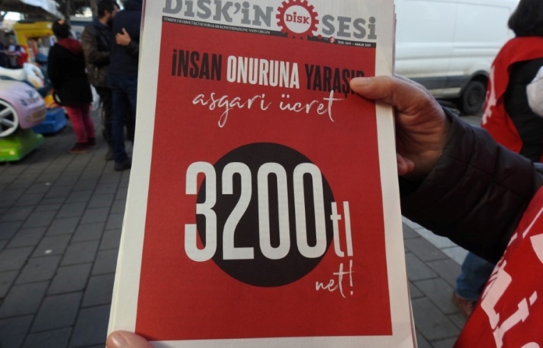 CEYLAN “ ASGARİ ÜCRET NET 3.200TL OLMALI”
