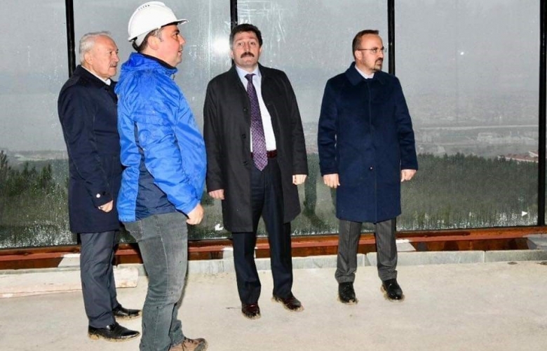 TURAN " TV KULESİ ÇALIŞMALARI HIZ KESMEDEN DEVAM EDİYOR"