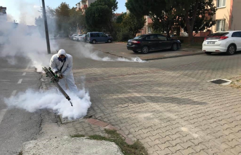 KENT GENELİNDE SICAK SİSLEME ÇALIŞMASI