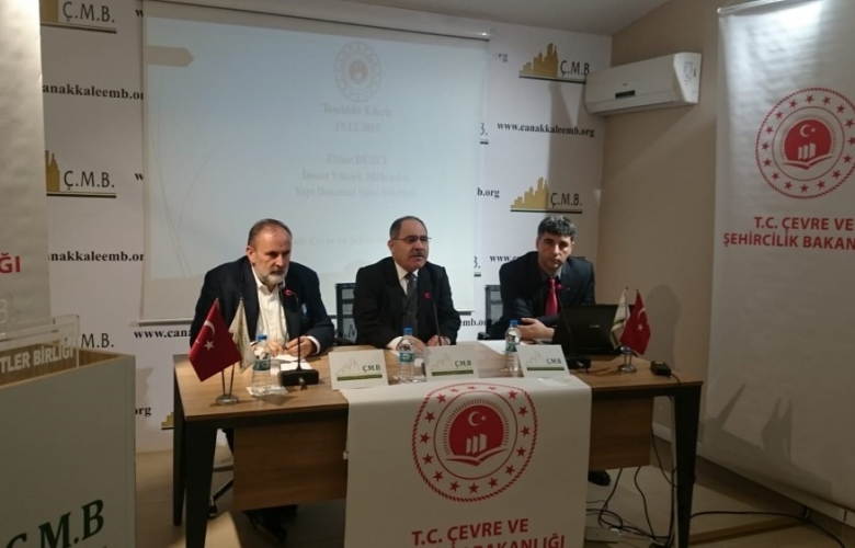MÜTEAHHİTLER BİRLİĞİ ÜYELERİNE  YENİ YASA EĞİTİMİ