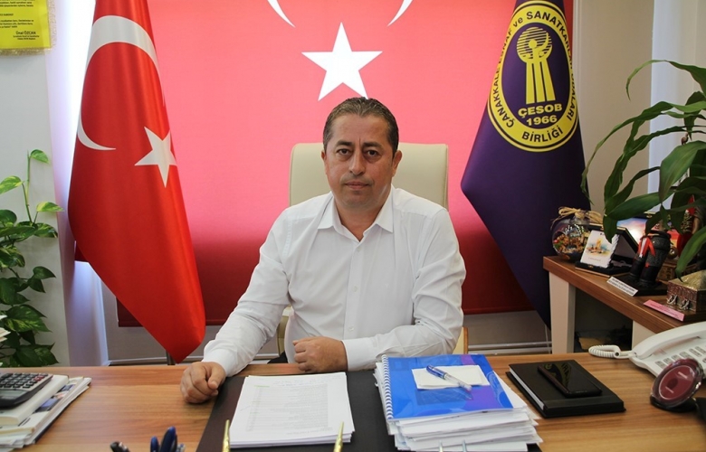 ÖZCAN “ FAHİŞ FİYAT ÜRÜN SATAN ESNAF OLURSA ODAMIZA ŞİKAYET ETSİNLER”