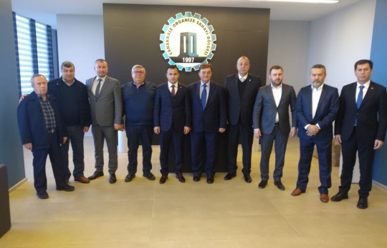 EZİNE OSB YÖNETİMİ ÇANAKKALE OSB YÖNETİMİNİZ ZİYARET ETTİ