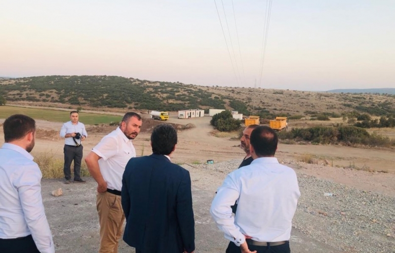 EZİNE GIDA İHTİSAS ORGANİZE SANAYİ BÖLGESİNDE ALT YAPI ÇALIŞMALARI HIZLA DEVAM EDİYOR