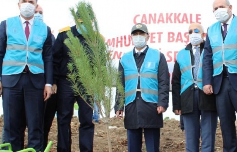 “MİLLİ AĞAÇLANDIRMA GÜNÜ" ' DE ÇANAKKALE CUMHURİYET BAŞSAVCILIĞI DENETİMLİ SERBESTLİK MÜDÜRLÜĞÜ’ DE  KATILDI