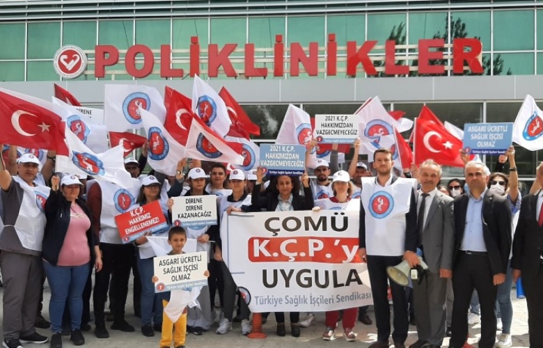 SARIÇOBAN : “BAKAN' DAN HAKLARIMIZI ALMAK İÇİN SÖZ ALDIK”