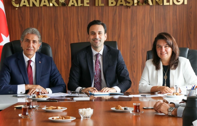 DEMİR’DEN AK PARTİ ÇANAKKALE İL BAŞKANLIĞINA ZİYARET