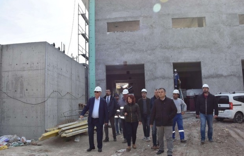 Başkan Gökhan çalışmaları inceledi, yetkililerden bilgi aldı