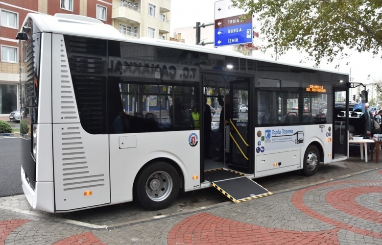 ÇANAKKALE BELEDİYESİ ULAŞIMINA 2 YENİ MİDİBÜS