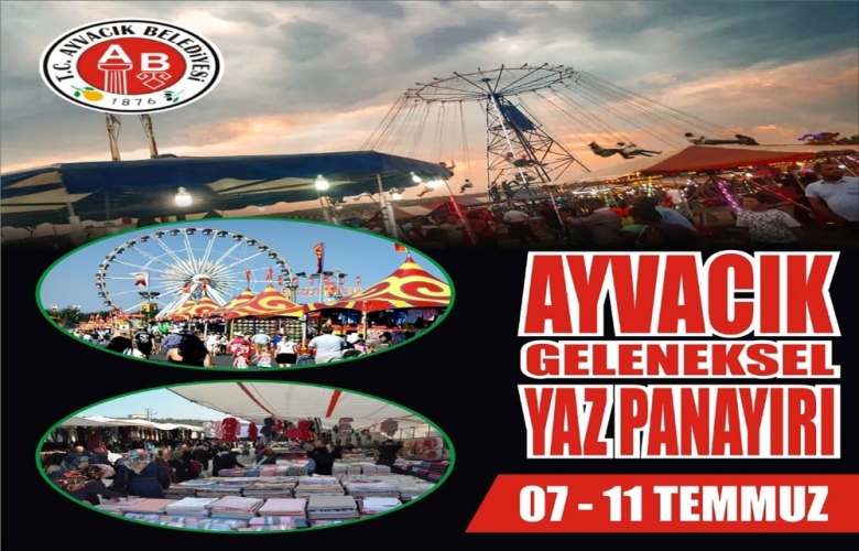 AYVACIK'TA PANAYIR HEYECANI YAŞANACAK