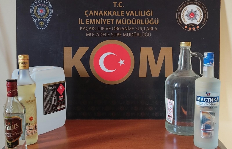 YILBAŞI ÖNCESİ KAÇAK İÇKİ OPERASYONU