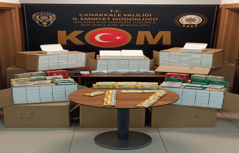KAÇAK SİGARALARA EL KONDU