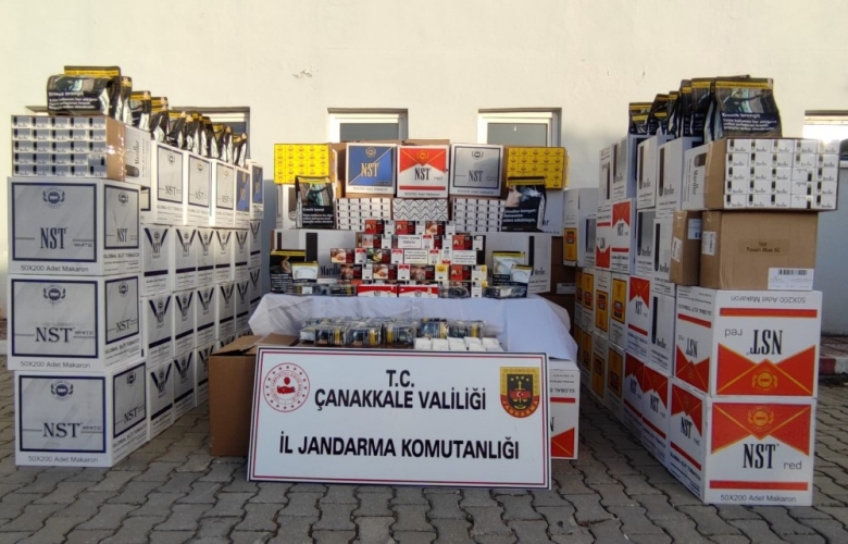 SİGARA KAÇAKÇILARINA BASKIN 