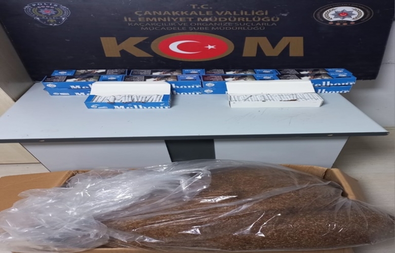 ÇAN’DA KAÇAK SİGARA OPERASYONU