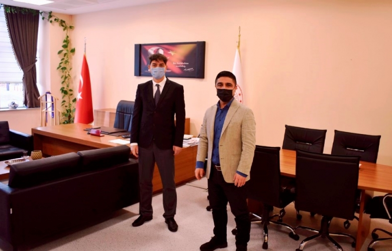 İŞKUR İL MÜDÜRÜ VEKİLİ YAVUZ’DAN BAŞHEKİMİ UFUK TALİ’YE ZİYARET