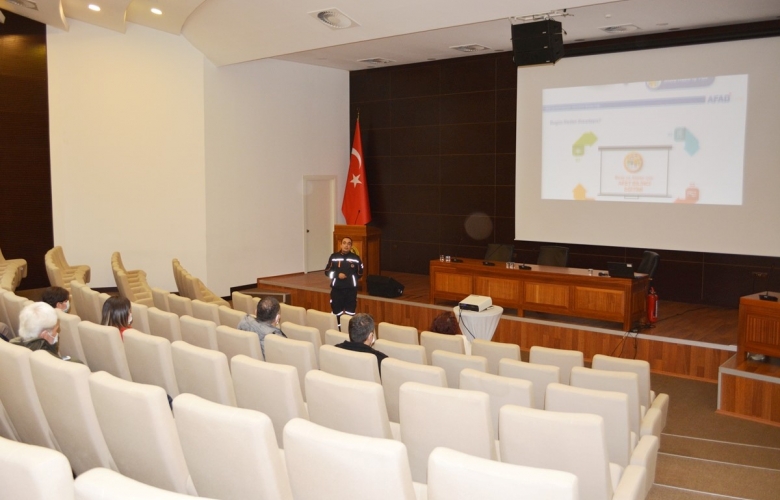 ÇTSO VE OSB PERSONELİ AFET FARKINDALIK EĞİTİMİ ALDI