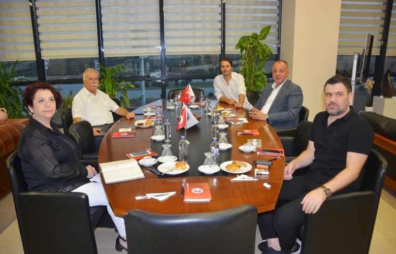 GÖKHAN, ÇTSO BAŞKANI SELÇUK SEMİZOĞLU’NU ZİYARET ETTİ