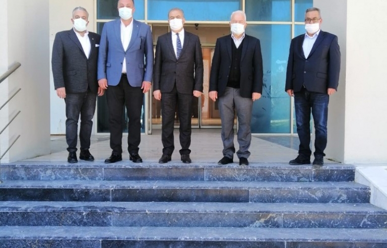 ÇTSO YÖNETİM KURULUNDAN ÇARDAK TİCARET MERKEZİNE ZİYARET