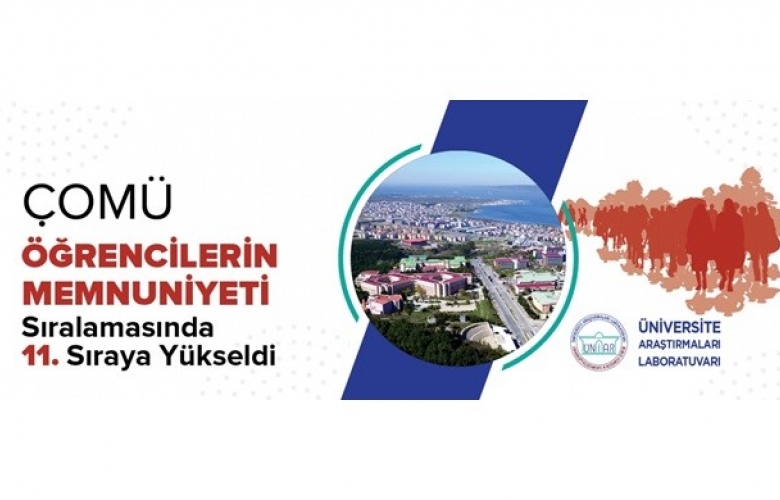 ÇOMÜ, ÖĞRENCİLERİN MEMNUNİYETİ SIRALAMASINDA 11. SIRAYA YÜKSELDİ