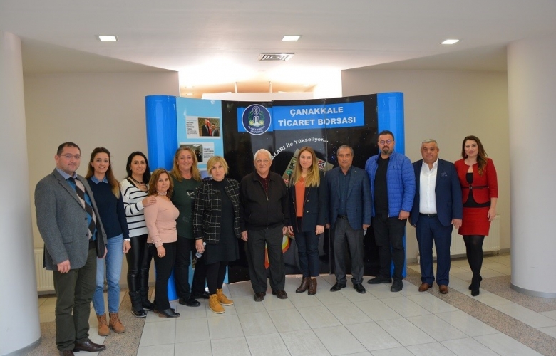 İSMİNİ TAŞIDIKLARI TİCARET BORSASINI ZİYARET ETTİLER