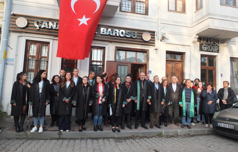 Çanakkale Barosu Başkanı Keskin'den Sert Tepki