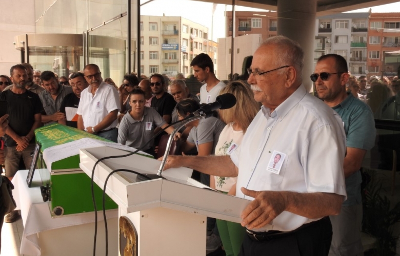 MESAİ ARKADAŞLARI ONU SON YOLCULUĞUNA UĞURLADI