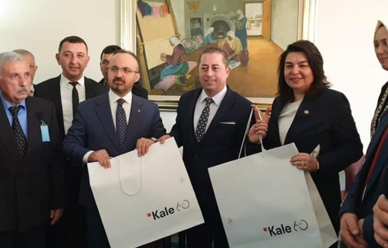 ÇANAKKALE' Lİ ESNAF ODALARI BAŞKANLARI T.B.M.M.' YE ÇIKARMA YAPTI