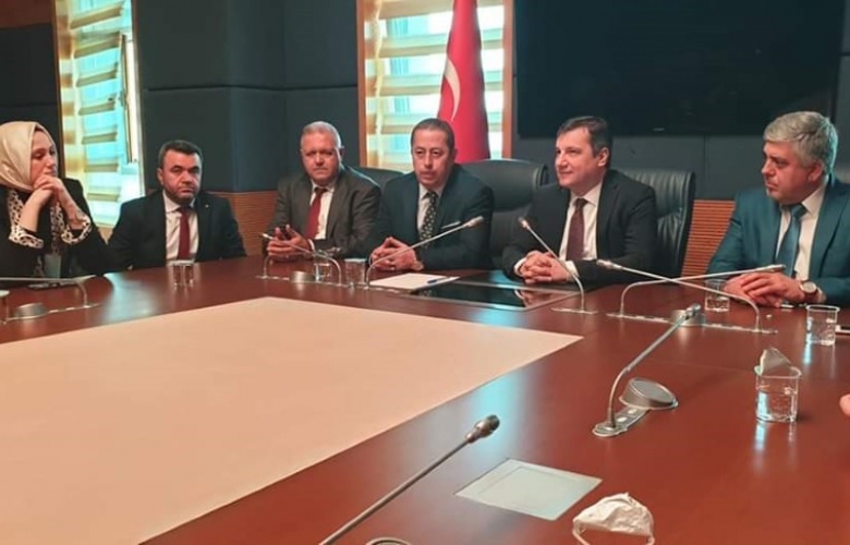 ÇANAKKALE' Lİ ESNAF ODALARI BAŞKANLARI T.B.M.M.' YE ÇIKARMA YAPTI