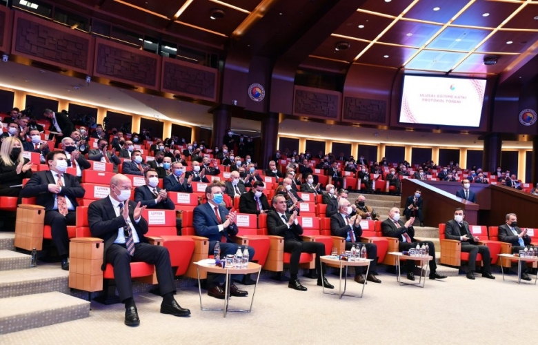 ÇTSO BAŞKANI SEMİZOĞLU “ULUSAL EĞİTİME KATKI” PROTOKOL TÖRENİNE KATILDI