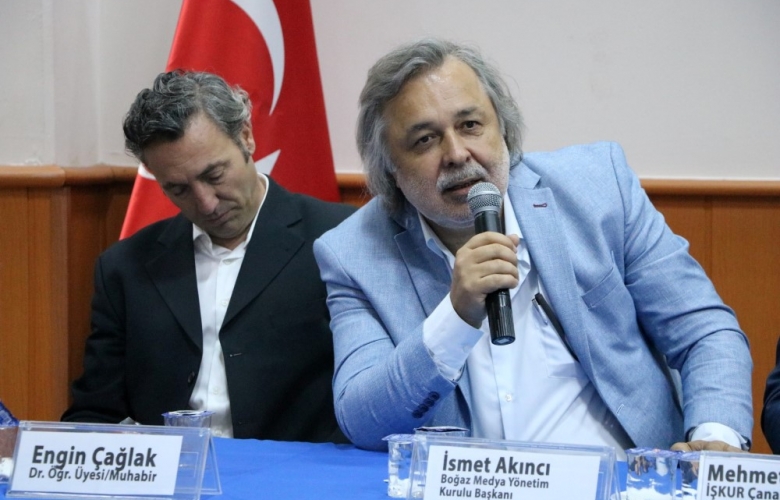 AKINCI’ DAN  İLETİŞİM ÖĞRENCİLERİNE TAVSİYE “BU MESLEKTE HIRSINIZI KAYBEDERSENİZ TUTUNAMAZSINIZ”
