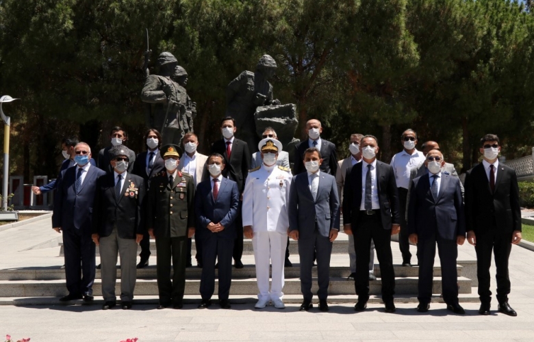 MAKAS VE İL YÖNETİM KURULU 15 TEMMUZ ANMA PROGRAMLARIN KATILDILAR