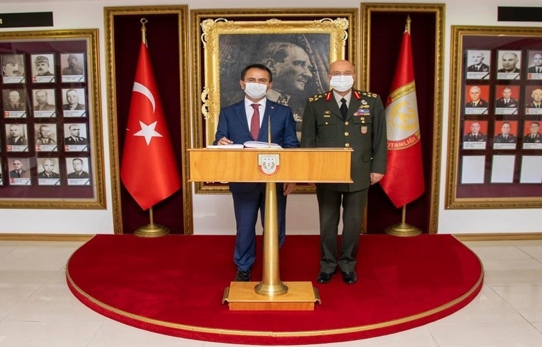 VALİ AKTAŞ’ TAN, KORGENERAL ZEKAİ AKSAKALLI’ YA ZİYARET