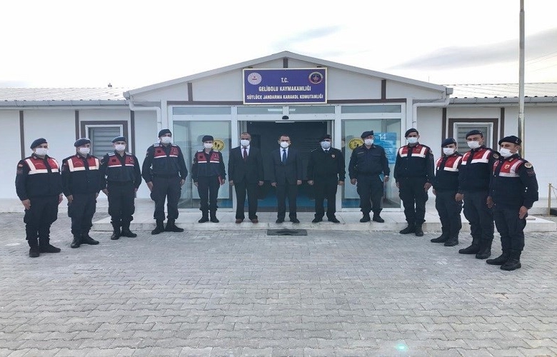 VALİ AKTAŞ’TAN SÜTLÜCE JANDARMA KARAKOL KOMUTANLIĞINA ZİYARET