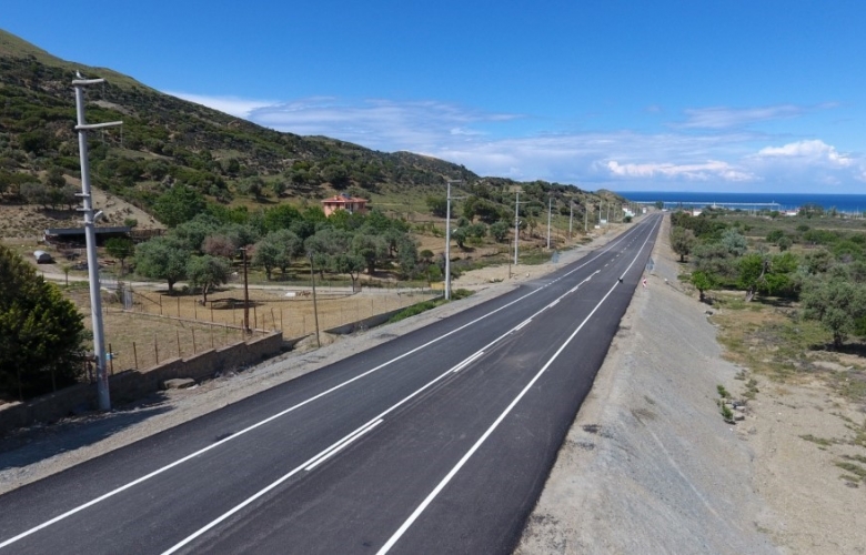 TURAN “GÖKÇEADA YOL PROJESİNİN ÖNEMLİ BİR BÖLÜMÜ TAMAMLANDI"