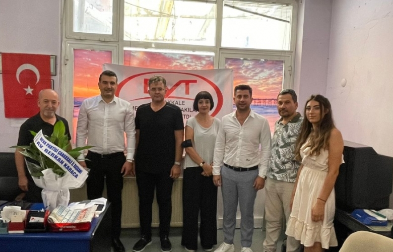 DEVA PARTİSİ'NDEN EYT ÇANAKKALE DERNEĞİNE ZİYARET