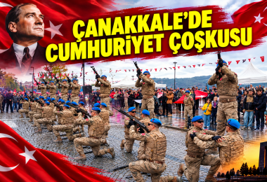 Çanakkale’de Cumhuriyet Coşkusu! Kordon’da 29 Ekim’e Görkemli Kutlama