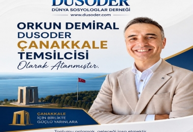 Demiral, Dünya Sosyologlar Derneği Çanakkale Temsilcisi Olarak Atandı